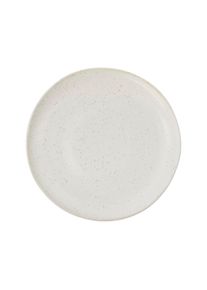 house doctor - Lunch plate, HDPion - Grey/White - h: 3 cm, dia: 21.5 cm