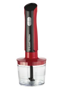 Russell Hobbs - Desire 3-in-1 Tehosekoitin - Musta/Punainen - 600ml