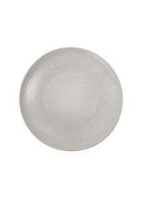 house doctor - Dish, HDPion - Grey/White - Large - h: 4.5 cm, dia: 36 cm