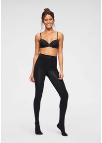Lavana Damen Thermostrumpfhose in schwarz ,Größe S (36/38), Witt, 66% Baumwolle, 30% Polyester, 4% Elasthan