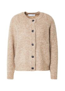 Selected Femme Dames Gebreid vest 'SLFLULU' beige gemêleerd M