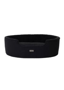 Lionto Hundebett mit Wendekissen schwarz M