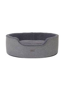 Lionto Hundebett mit Wendekissen grau S