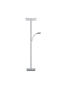 LED-Stehleuchte Andy, 3-flammig, nickel matt, CCT, Dimmer