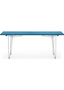 Magazin Tisch und Bank BTB Platte RAL 5012 Lichtblau