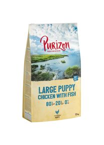 12kg Puppy Large Kylling & Fisk Purizon Hundefoder