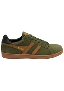 Gola Equipe II Suede Sneakers Heren (10 |olijfgroen/bruin)