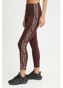 adidas colanti Animal femei, culoarea maro, modelator, IY0150