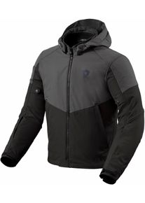 Revit Afterburn H2O, kurtka tekstylna wodoodporna , kolor: czarny/ciemnoszary , rozmiar: XXL
