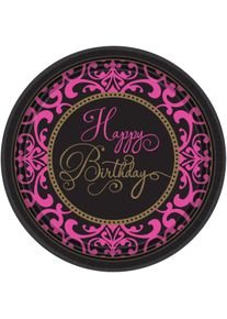 Amscan 18 assiettes en papier Fabulous Birthday 26cm