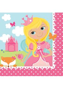 Amscan Ensemble de 16 serviettes enchanteresses Princesse Dafne