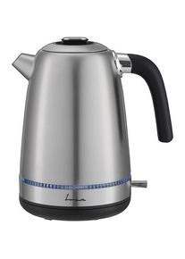 Fierbator electric Fram FEK-M2200SS, 1850-2200w, 1.7l, filtru detasabil, Negru/Argintiu