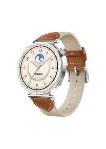 Smartwatch HUAWEI Watch GT 5 41mm, Ecran AMOLED 1.32inch, Bluetooth, NFC, GPS, Android/iOS, Leather Strap (Maro)