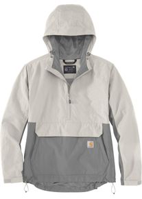 Carhartt Packable Anorak, veste textile femme , couleur: Gris Clair/Gris , taille: XL