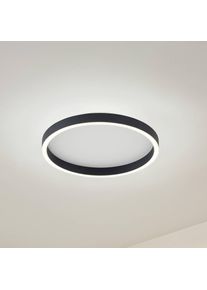 LUCANDE LED-Deckenleuchte Rotundo, Ø 40 cm, schwarz, dimmbar