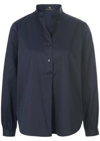 Peter Hahn - Blouse zonder sluiting, blauw, Maat 36, katoen