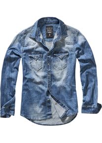 Brandit Riley Denim, Shirt , kleur: zwart , maat: XL