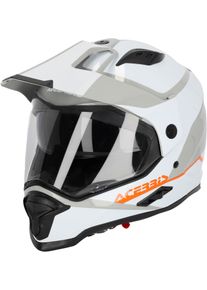 Acerbis Reactive, enduro helm , kleur: Wit/Grijs , maat: XS