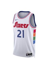 Maillot Nike Dri-FIT NBA Swingman Joel Embiid Philadelphia 76ers 2024/2025 City Edition pour homme - Blanc