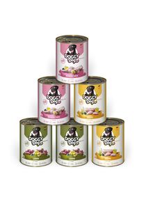 24x800g Doggy Dog Adult Sensitive Mix (3 soorten) nat hondenvoer