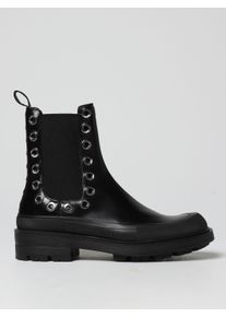 Alexander McQueen ankle boots in leather and fabric