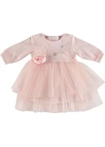 Patinio Festtagskleid , Rosa , Textil , Gr. 68 , female , Made in Eu , Langarm , Babykleidung, Festliche Babybekleidung