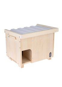 TIAKI Casa para erizos resistente al invierno aprox. 40,4x32x33cm para erizos