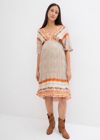 Mammakjole i tunika-stil, oransje, størrelse 46, bonprix