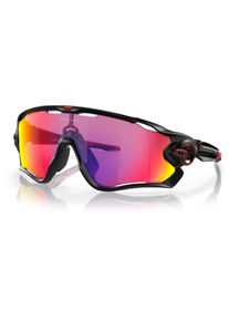 Oakley Jawbreaker Road, okulary przeciwsłoneczne , kolor: Matowy Czarny/Czerwony Żółty/Fioletowy-Lustrzanka