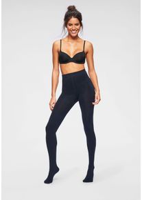 Lavana Damen Thermostrumpfhose in marine ,Größe S (36/38), Witt, 66% Baumwolle, 30% Polyester, 4% Elasthan