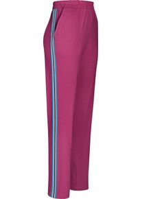 Dames Vrijetijdsbroek met gestreepte band heide Maat 42