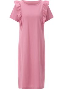 Dames Jersey jurk oudroze Maat 46