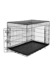 Lionto Hundetransportkäfig Tiertransportbox Hundebox Größe (S) 45x31x36 cm XXXL