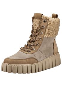 Gabor Stiefelette Damen dunkelbeige / hellbraun Größe 35