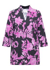 Ulla Popken T-shirt 'Pima' Femme noir taille M-L