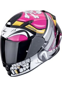 Scorpion EXO-491 Pirate, full face helmet , color: Black/White/Pink/Yellow , size: XS