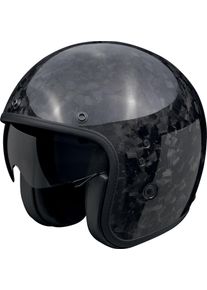 Scorpion Belfast Carbon Evo Onyx, open face helmet , color: Black , size: XL