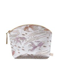 Holistic Silk Lavender Make-Up Bag Silver Fish