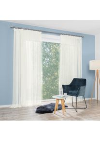 Store/Gardine Moyo - 1 Stück, 300 x 245 cm - Weiß