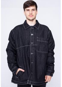 Urban Classics - Oversized Trucker Black Raw - Kurtka - czarny - XXL - 100% bawełna,Dżinsowa