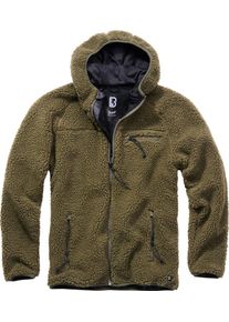 Brandit Teddyfleece Worker, zip hoodie , color: Olive , size: M