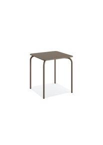 Essentials Olly Terrassentisch quadratisch – Cappuccino