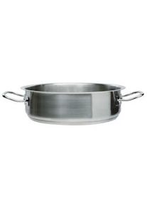 ILSA Cacerola baja con 2 asas de acero inoxidable 18/10 L 20 Ø cm 50