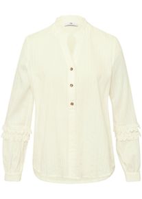 Peter Hahn - Blouse van 100% katoen, wit, Maat 36, katoen