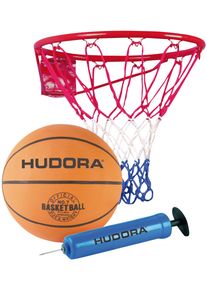 Hudora Basketballkorb »Hudora Slam It«, (Set, 3 St., Basketballkorb mit Ball und Pumpe)