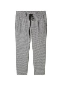 Tom Tailor Bundfaltenhose Damen schwarz / weiß Größe 46