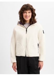 Peuterey Dames Fleece jas 'Seurat' wit S