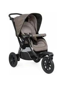 Chicco Activ3 Kinderwagen mit 3 Rädern, leicht zu fahren in jedem Gelände, breiter Sitz, verstellbare Rückenlehne, praktischer Verschluss, verstellbare Stoßdämpfer, 0 Monate+, Dark Beige