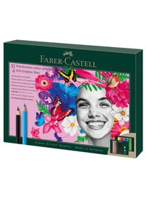 Polychromos & Pitt Graphite matt 40er Set Faber-Castell