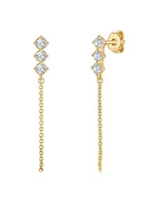 Lulu & Jane Lulu & Jane Orecchini Donna - oro / trasparente